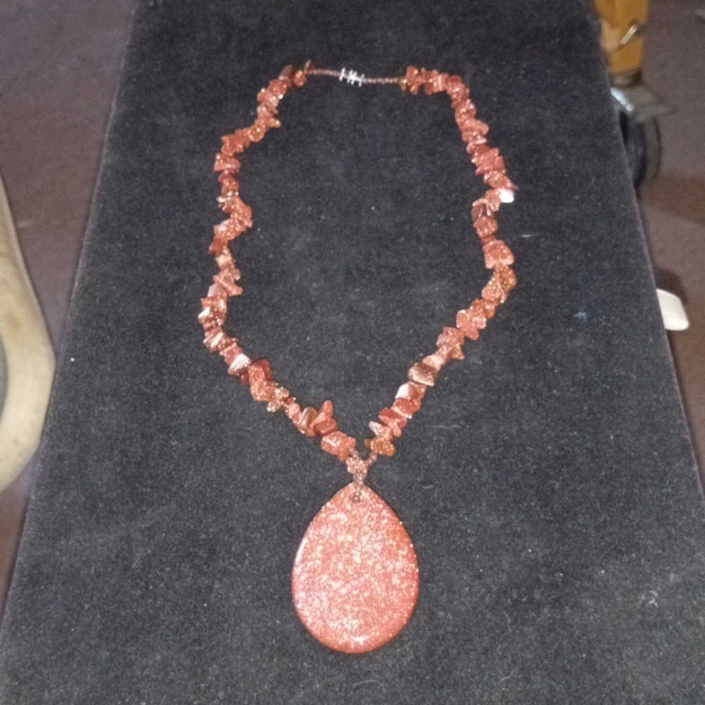 Elegant Red Stone Necklace